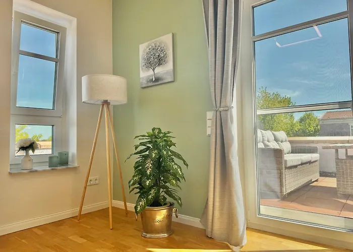 Lägenhet Penthouse Stadtrand Mageburg, Vollausgestattet